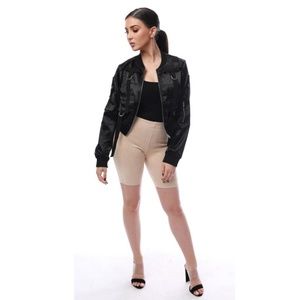 Silk Bomber Jacket